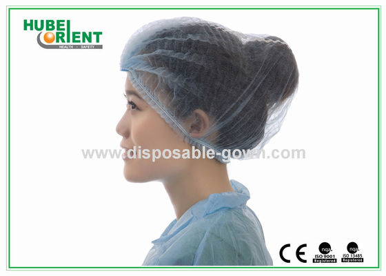 Disposable Head Cap Surgical Mob Cap for Hospital / Health Center