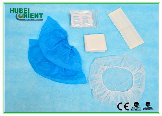 Splash-Proof PE Disposable Protective Gowns Set For Nurses or Doctors use