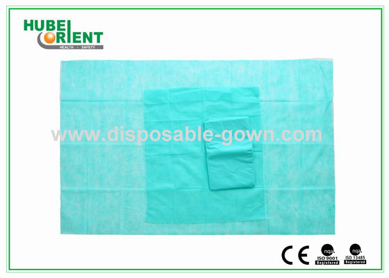 Light Weight Anti Static Blue Disposable Bed Sheets 30gsm to 40gsm , 60x180cm