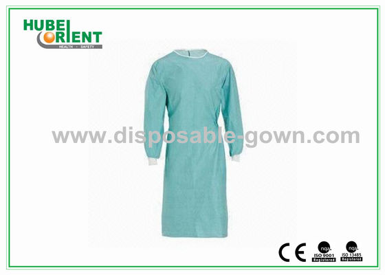 Standard SMS Disposable Scrub Suits Blue Color 50gsm-70gsm For Hospital Use