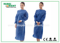 CE ISO certificated SMS Nonwoven Disposable Surgical Gowns With Knitted Wrists