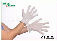 Eco Friendly 100% Soft Pure Cotton Disposable Gloves PVC Dots White Colour