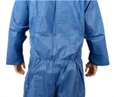 CE Type5/6 SMMS Disposable Coverall Anti Static Breathable PPE Clothing