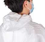 Paint Spray Hospital Waterproof Medical MP Coverall With Hood And Elastic Wrist