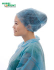 Medical Disposable Non Woven Round SMS Hair Bouffant Cap Blue
