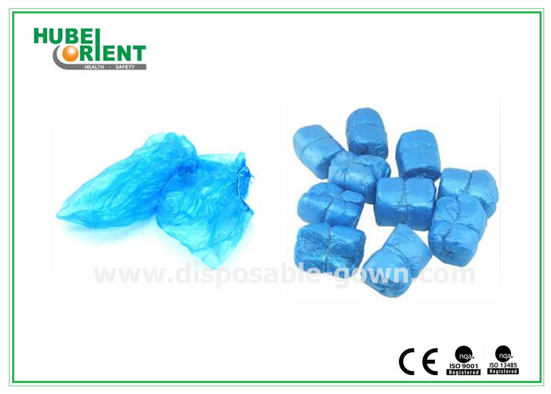 Laboratory Blue 3.2g Disposable Shoe Covers/Plastic Disposable Foot Covers Indoor