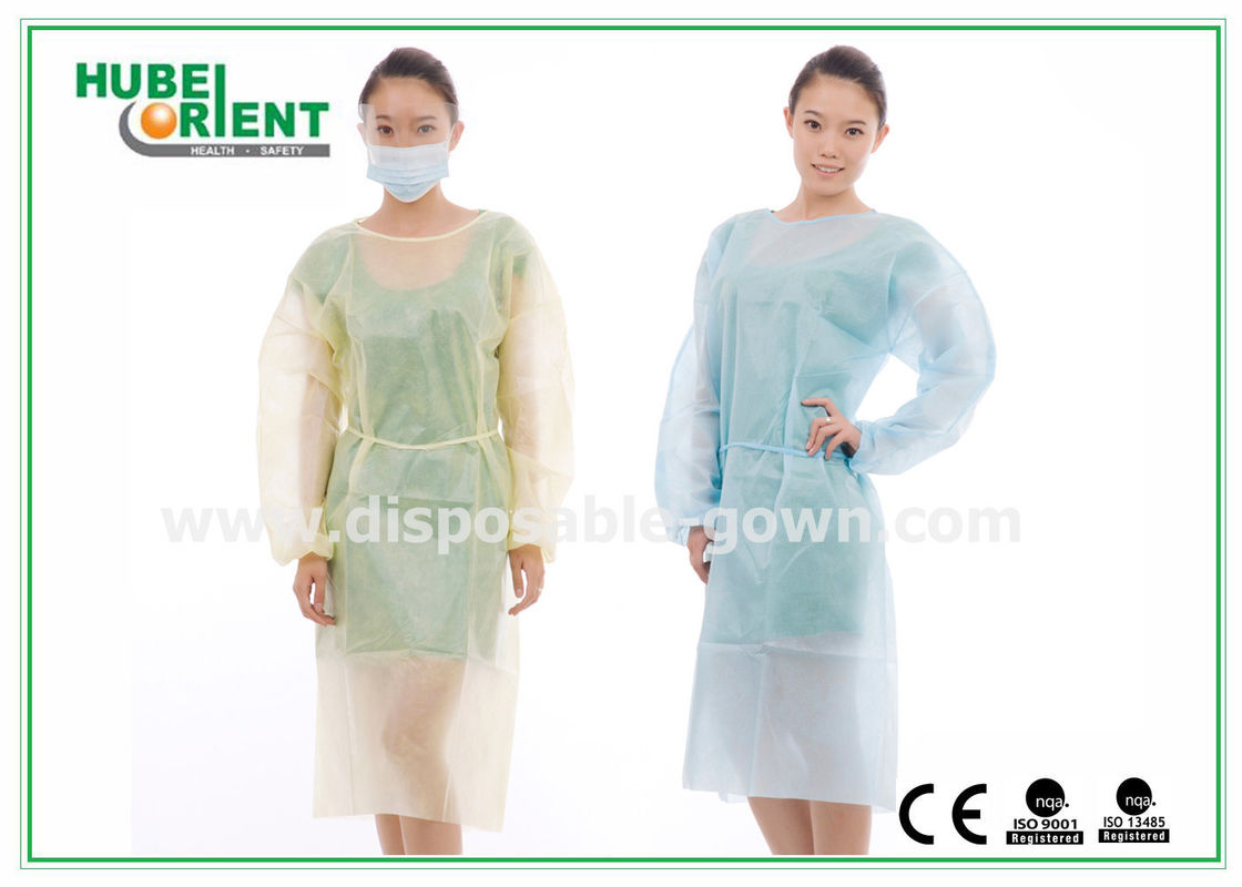 Hospital Use Disposable Isolation Gowns With Elastic Cuff/Disposable Medical Gowns for Clinic