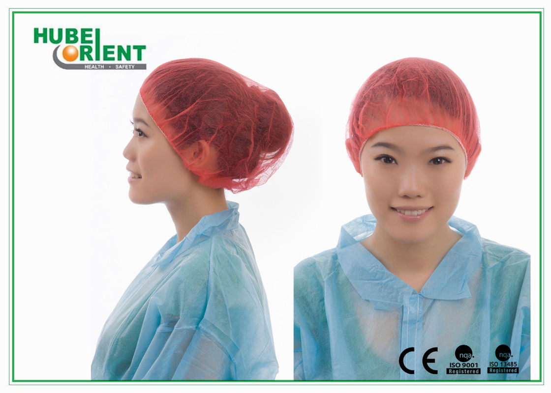 Disposable Soft Non-Woven Polypropylene Surgical Bouffant Cap With Single Elastic