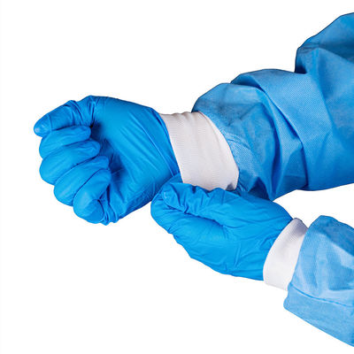 FDA Standard 510(K) AAMI PB70 Level-3 Blue Disposable Surgical Gown