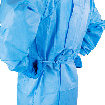 FDA Standard 510(K) AAMI PB70 Level-3 Blue Disposable Surgical Gown
